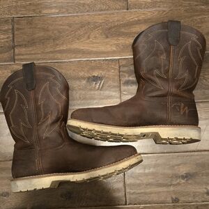 Irish Setter Brown Leather Western Work Boots